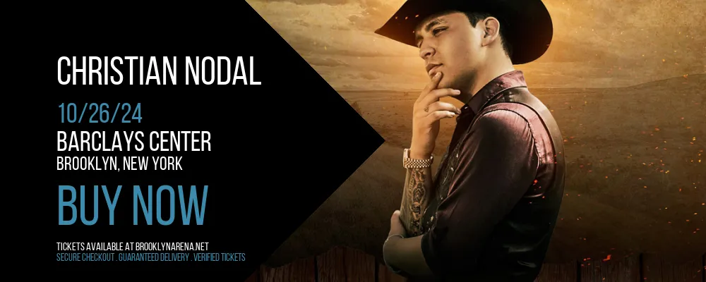 Christian Nodal at Barclays Center